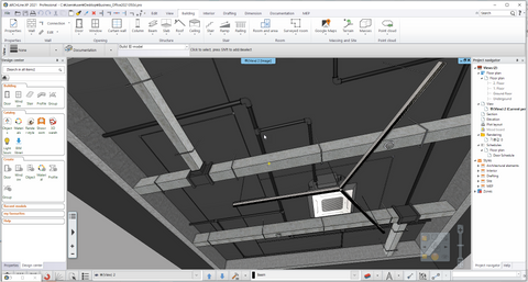 Ceiling Plan of Office _ ARCHLine.XP file