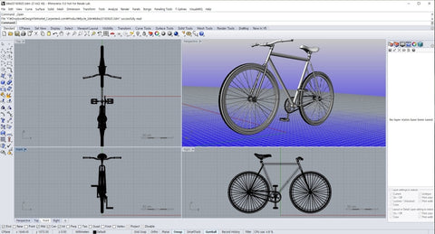 Bicycle design with Rhino - Digital file