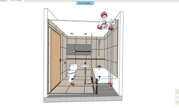 Toilet BIM Project sample of CarpenterA 20221011