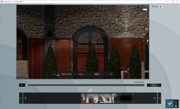 Lumion  Restaurant Project Movie file