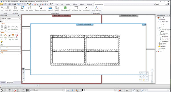 Basic RC structure with Haunch_ BIM file